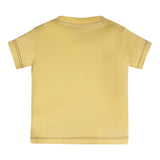 Guess T-Shirt Girocollo Tinta Unita con Stampa per Neonato N1GI15K8HM0 GIALLO GUESS 