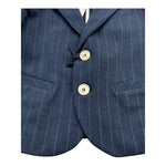 Emanuel Pris Giacca Tinta Unita Fantasia A Righe per Bambino EGC1126B BLU EMANUEL PRIS 