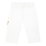 Moschino Pantalone Tinta Unita con Elastico In Vita per Bambino MUP05C BIANCO MOSCHINO 