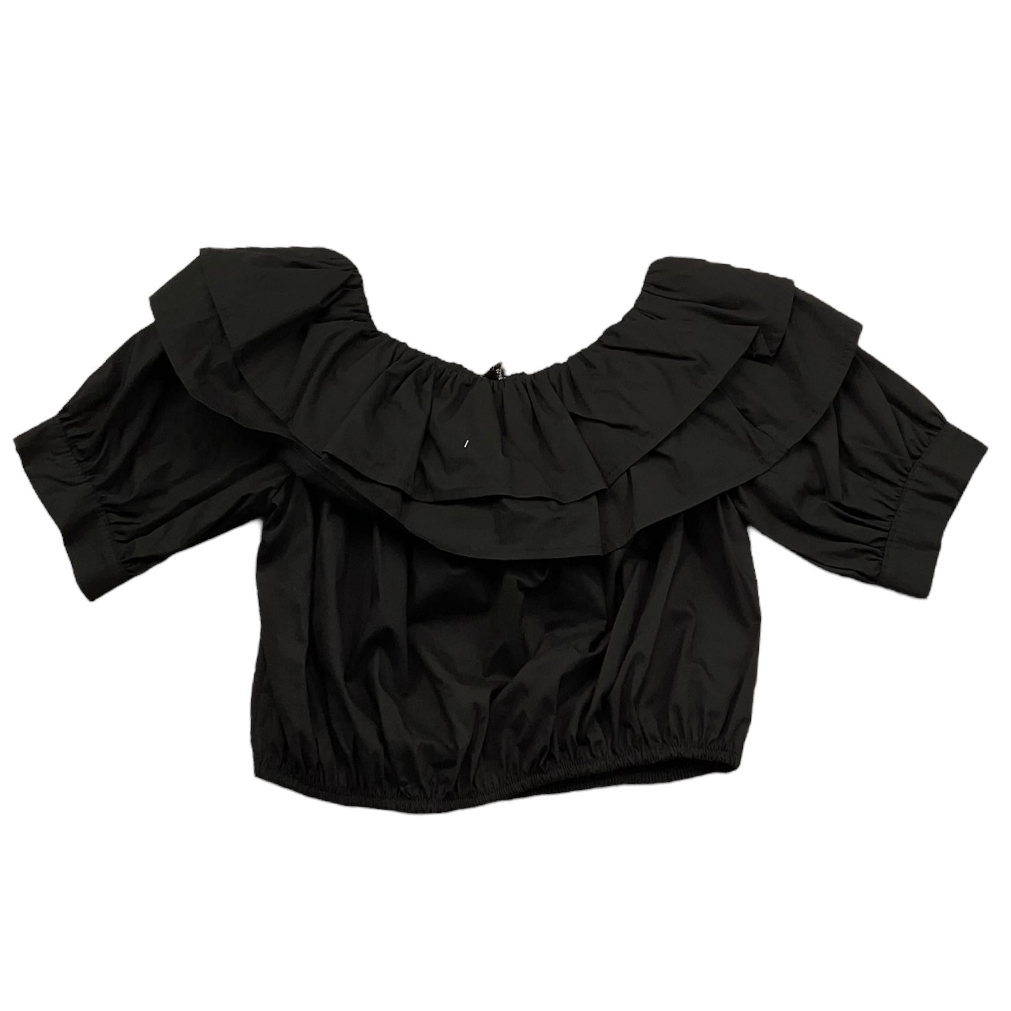 Naida Camicia Mezza Manica Tinta Unita per Bambina NACA152 NERO NAIDA 