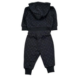 John Richmond Completo 2 Pezzi Felpa-Pantaloni per Neonato RIP26116CF NERO JOHN RICHMOND 