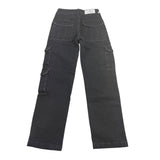 #2.0 MILANO jeans tinta unita con girovita regolabile Nero per Bambina J61 NERO #2.0 MILANO 