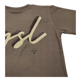 YES LONDON t-shirt girocollo tinta unita  Fango per Bambino JR2111 FANGO YES LONDON 