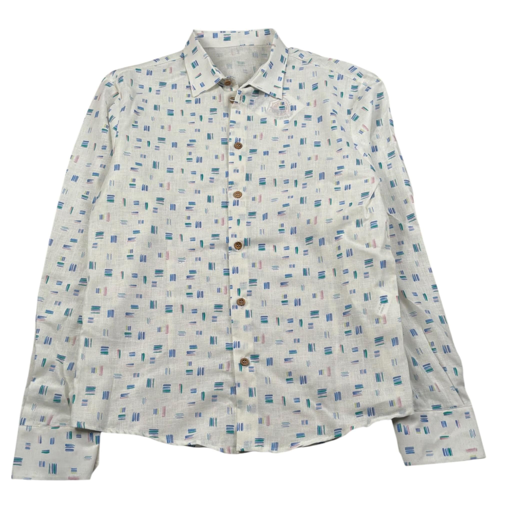 New Gereration Camicia Manica Lunga Stampa Fantasia Panna per Bambino 52101 PANNA NEW GERERATION 