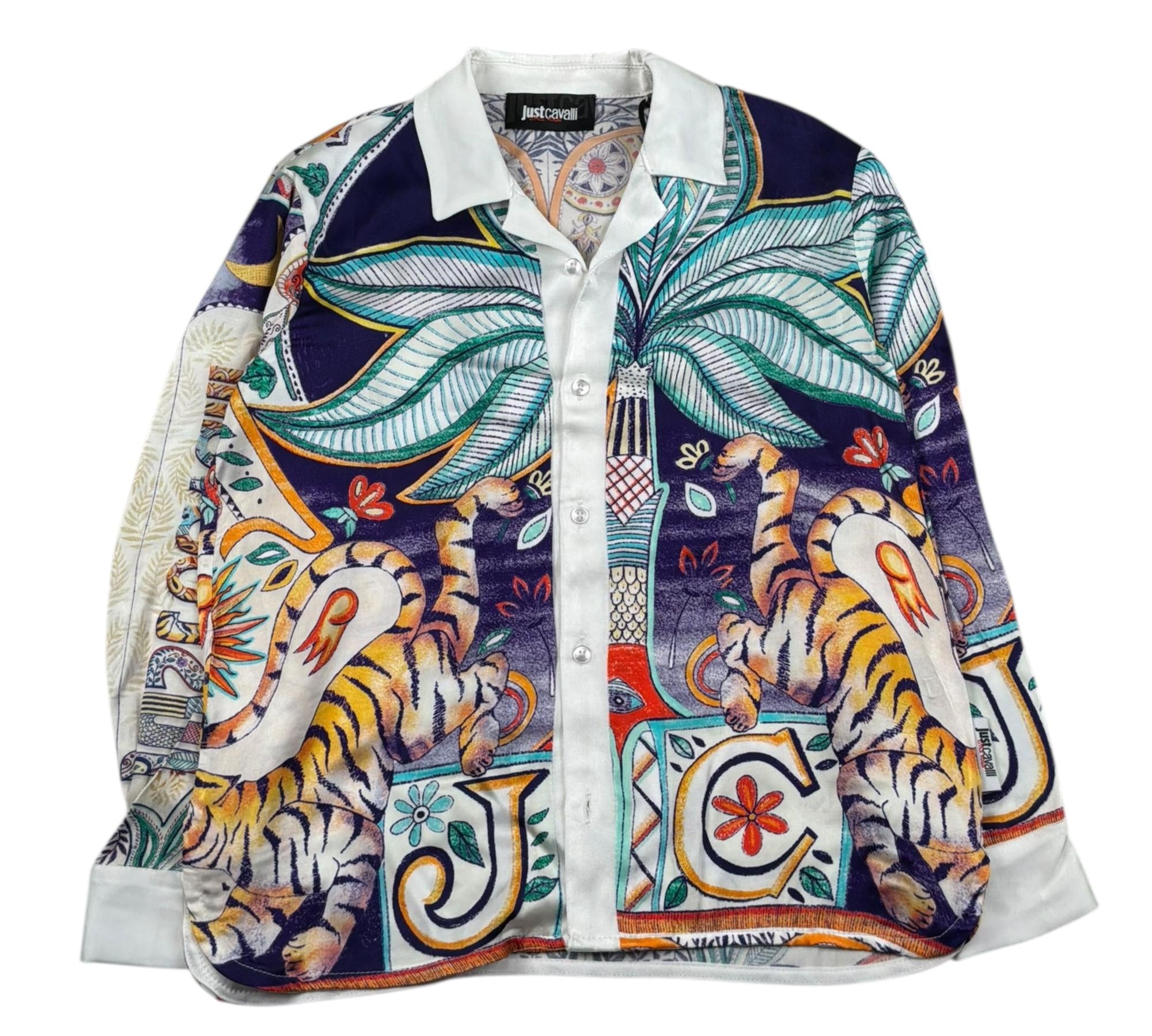 Just Cavalli Camicia Manica Lunga Stampa Fantasia per Bambino JBP26072CA MULTICOLOR JUST CAVALLI 