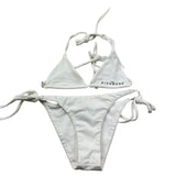 John Richmond Costume 2 Pezzi Triangolo-Mutandina Tinta Unita per Bambina RGP26030CO BIANCO JOHN RICHMOND 