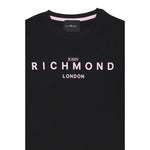 John Richmond T-Shirt Girocollo Tinta Unita con Stampa per Neonata RIP25002TSXXXXX NERO JOHN RICHMOND 