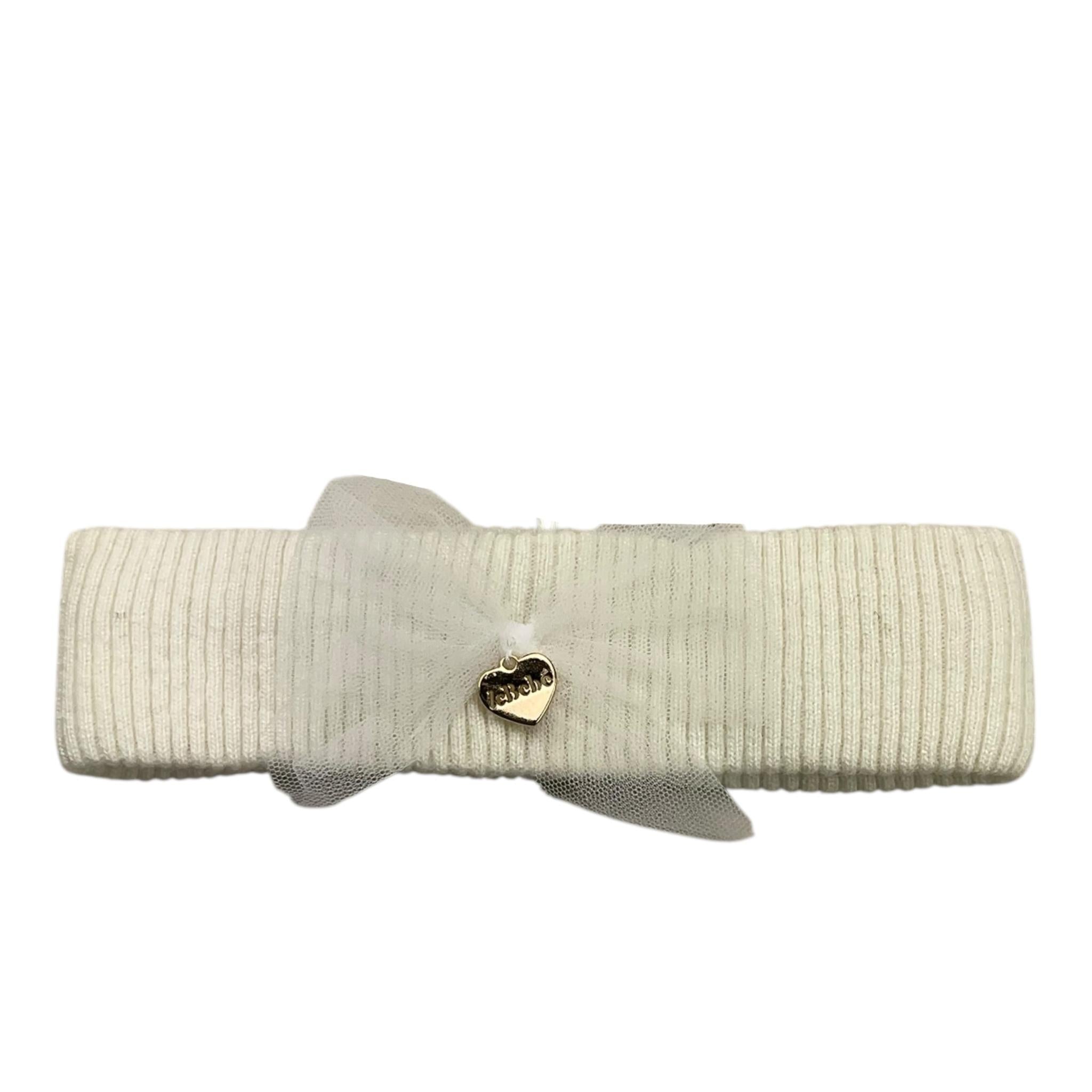 LE BEBE' fascia tinta unita con fiocco Bianco per Neonata LBG5510 BIANCO LE BEBE' 