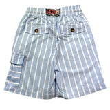 Saint Barth Bermuda Tinta Unita con Elastico In Vita per Bambino MARSEILLEEE AZZURRO SAINT BARTH 