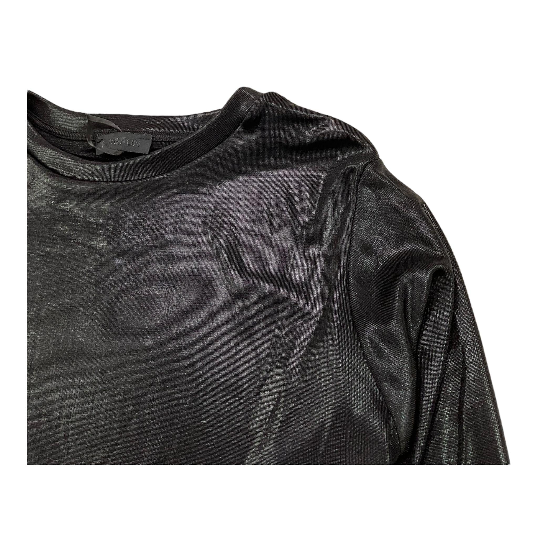 FUN & FUN shirt girocollo tinta unita Nero per Bambina FNJTS16269 NERO FUN & FUN 