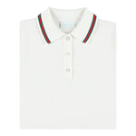 Gucci Abito Mezza Manica Tinta Unita per Bambina 809682 BIANCO GUCCI 