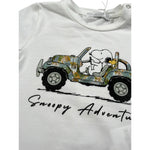 M+E' T-Shirt Girocollo Tinta Unita con Stampa per Neonato UEM0340 BIANCO M+E' 