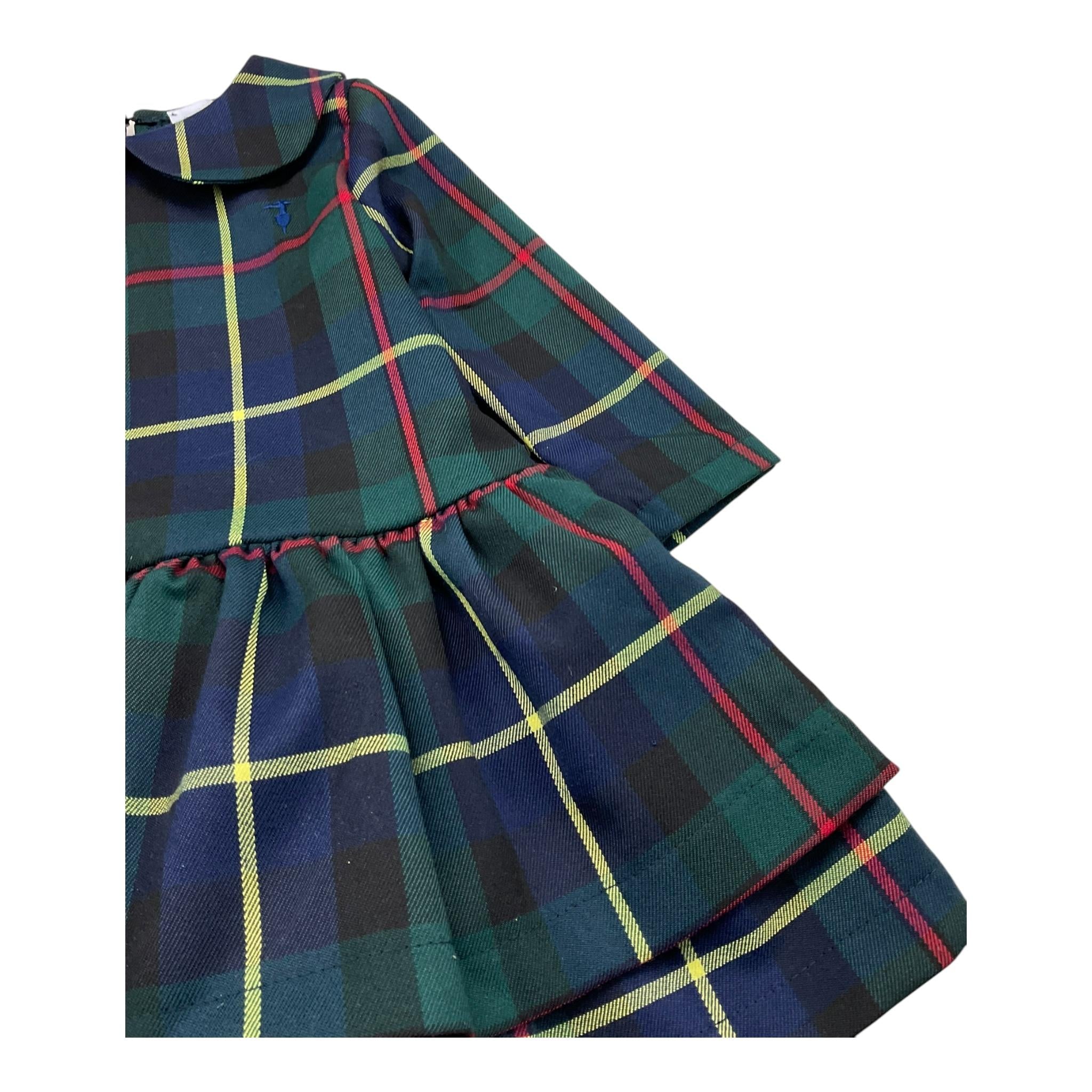 TRUSSARDI abito tinta unita con fantasia a righe Blu per Neonata TIA25206VE BLU TRUSSARDI 