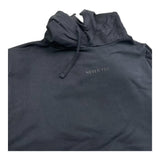 NEVER TOO felpa chiusa con cappuccio tinta unita con logo Nero per Bambino NT2081RX NERO NEVER TOO 