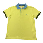 Sun68 Polo Mezza Manica Tinta Unita per Bambino CPA35316 GIALLO SUN68 