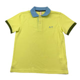 Sun68 Polo Mezza Manica Tinta Unita per Bambino CPA35316 GIALLO SUN68 