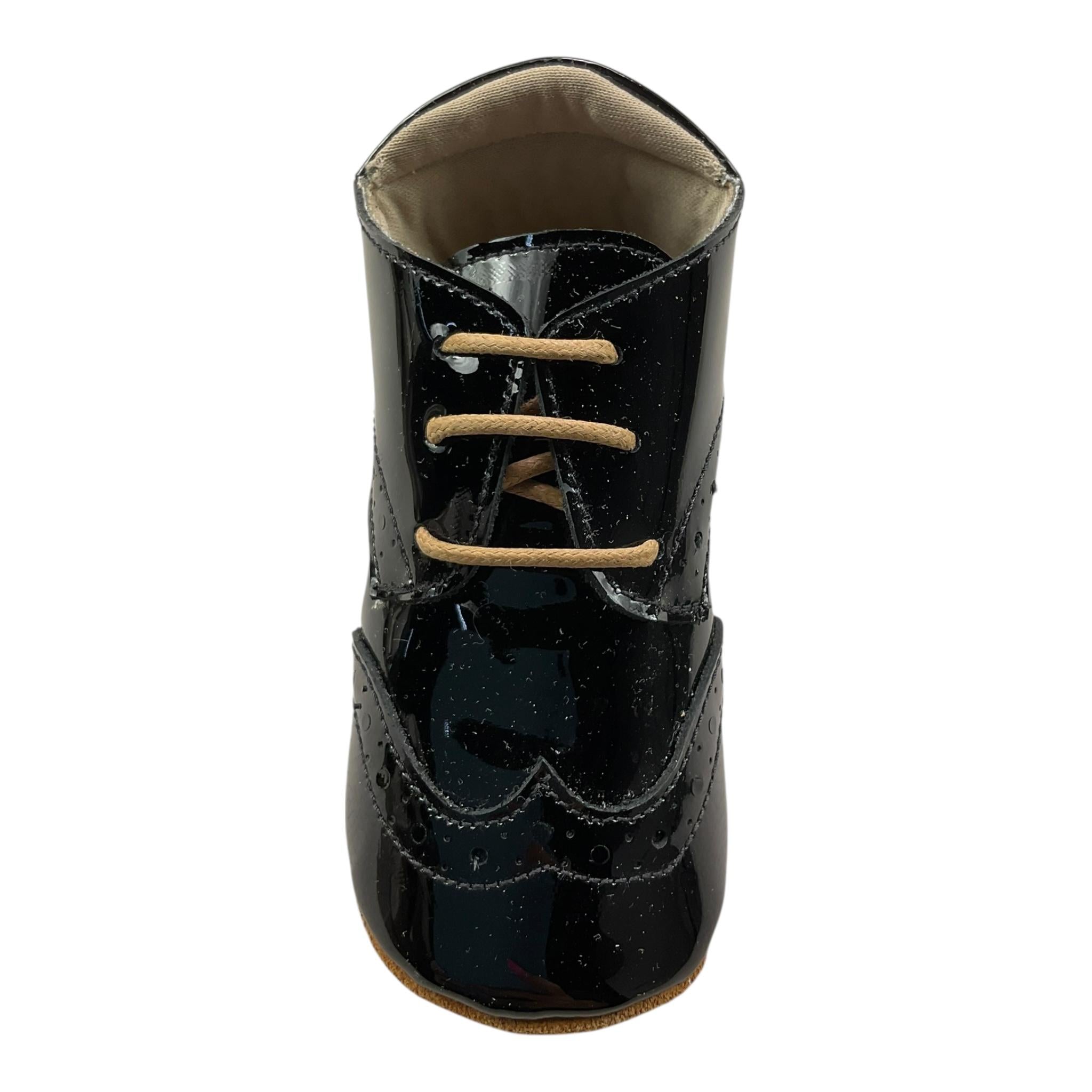 BABY WALKER scarpina tinta unita lucida Nero per Neonato 1089 NERO BABY WALKER 