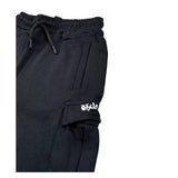 Disclaimer Bermuda In Tuta Tinta Unita con Logo per Bambino 25EDK58406 NERO DISCLAIMER 