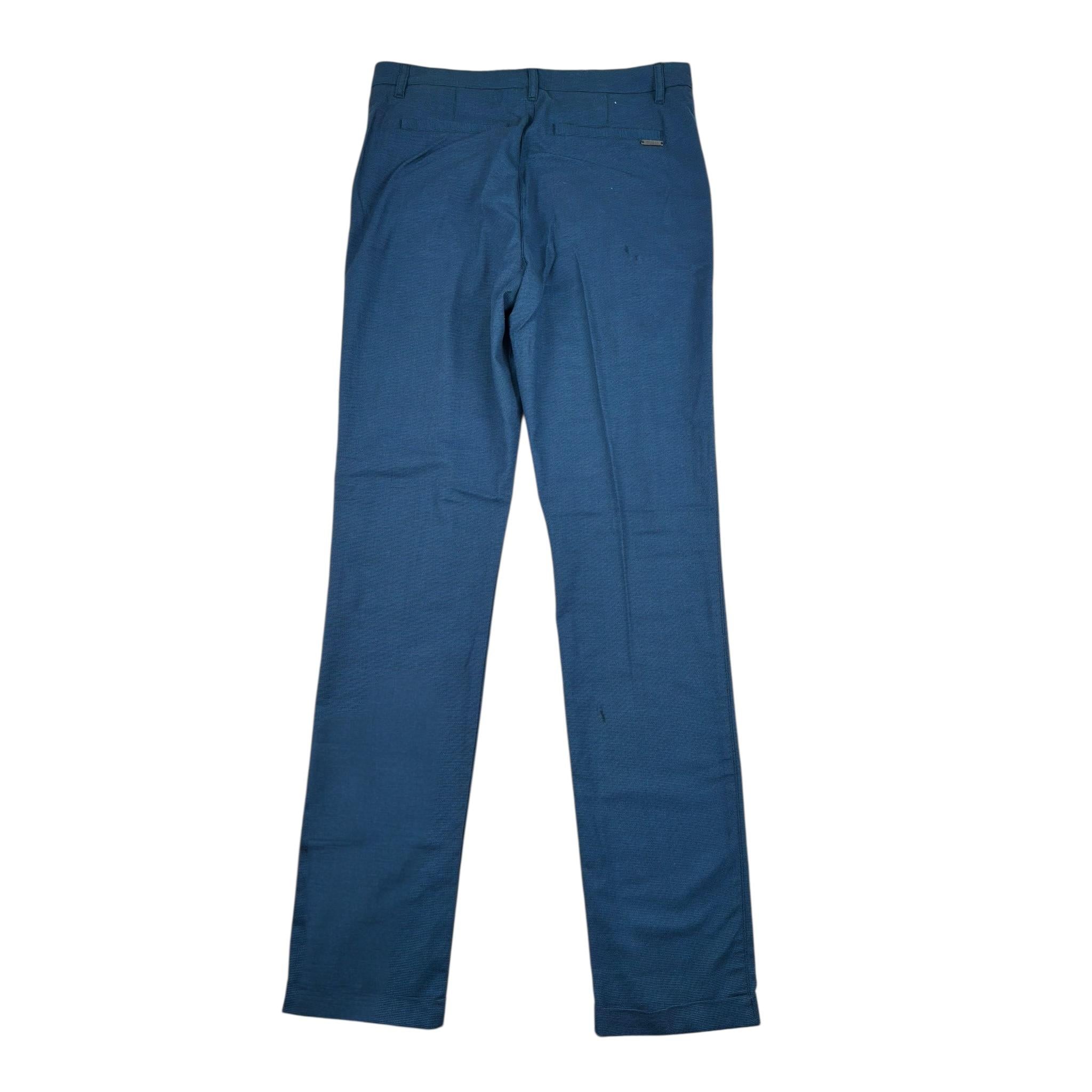 Guess Pantalone Tinta Unita con Tasche per Bambino L1RB01WDO30 BLU GUESS 