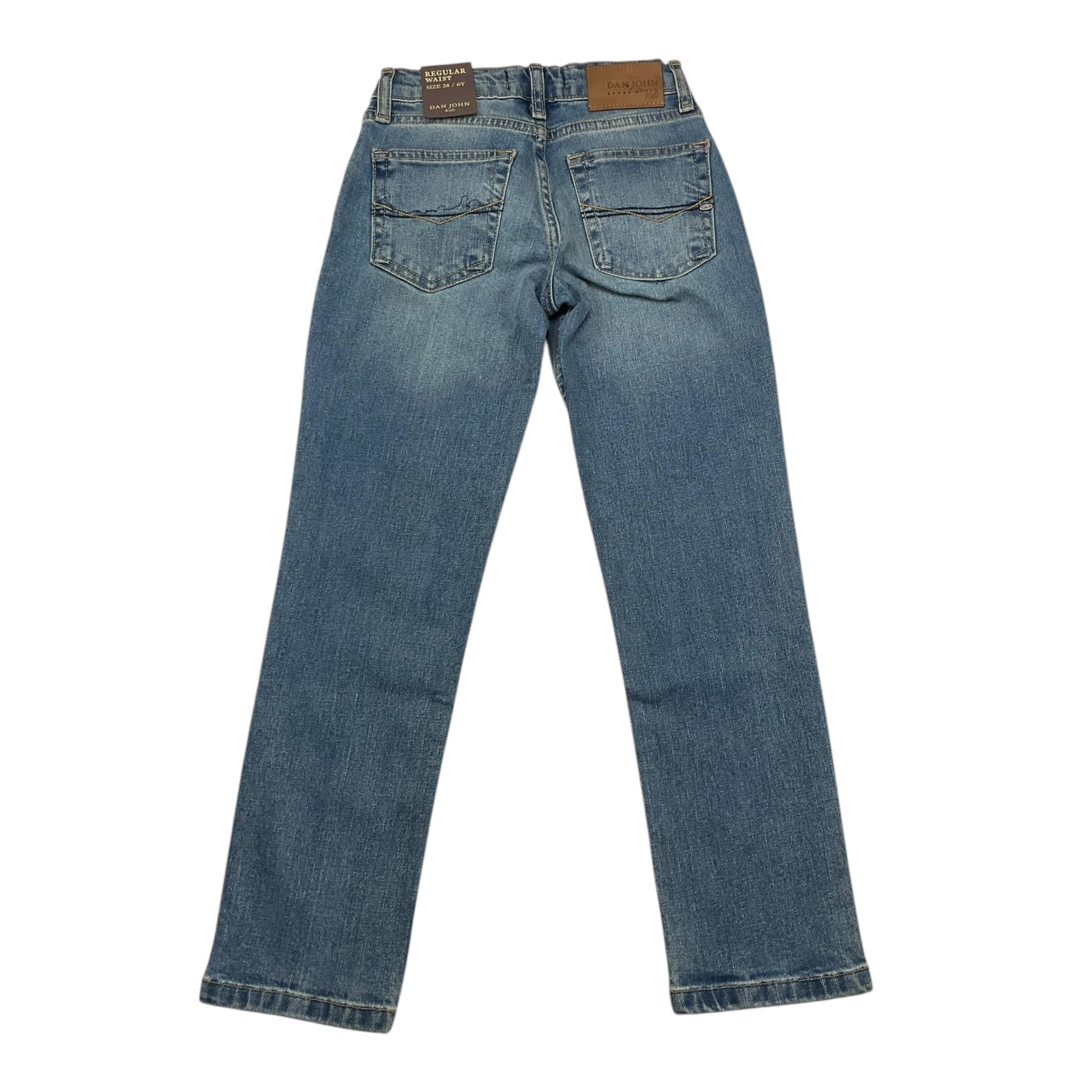DAN JOHN jeans tinta unita con girovita regolabile Azzurro per Bambino PTD5306J AZZURRO DAN JOHN 