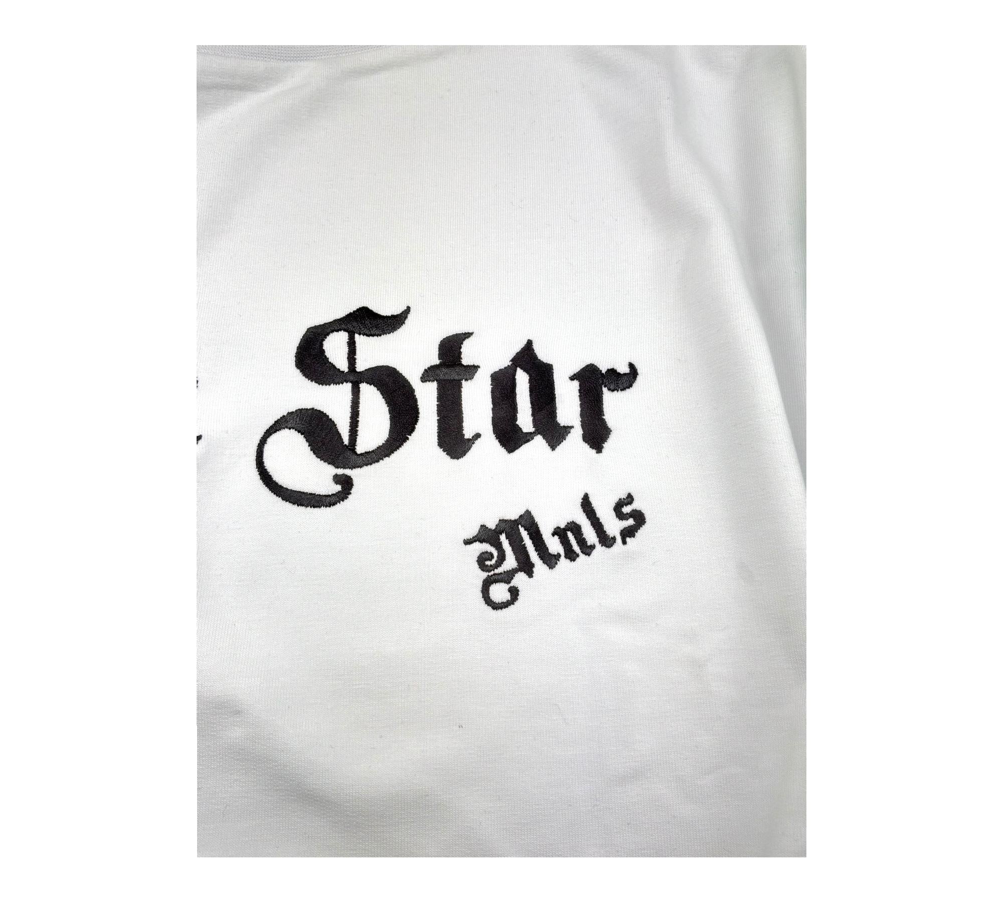 Monnalisa Felpa Chiusa Girocollo Tinta Unita con Stampa per Bambina 499609 BIANCO MONNALISA 