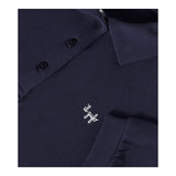 Il Gufo Polo Mezza Manica Tinta Unita Modello Crop per Neonata P25PC095MF032N BLU IL GUFO 