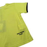 Paolo Pecora T-Shirt tinta unita con Logo Verde Acido per Neonato PP3361 VERDE ACIDO PAOLO PECORA 