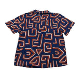 Never Too Camicia tinta unita con Fantasia Blu per Bambino NT2390B BLU NEVER TOO 