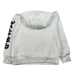 Disclaimer Felpa Chiusa con Cappuccio Tinta Uita con Stampe Bianco per Bambino 24ED58029 BIANCO DISCLAIMER 