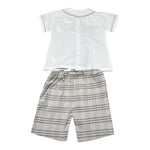 Malvi & Co Completo 2 Pezzi Camicia-Salpette per Neonato S24I130STLQ BIANCO MALVI & CO 