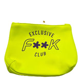 F**K Pochetta Tinta Unita con Logo per Bambina FA25M01AU80PK GIALLO FLUO F**K 