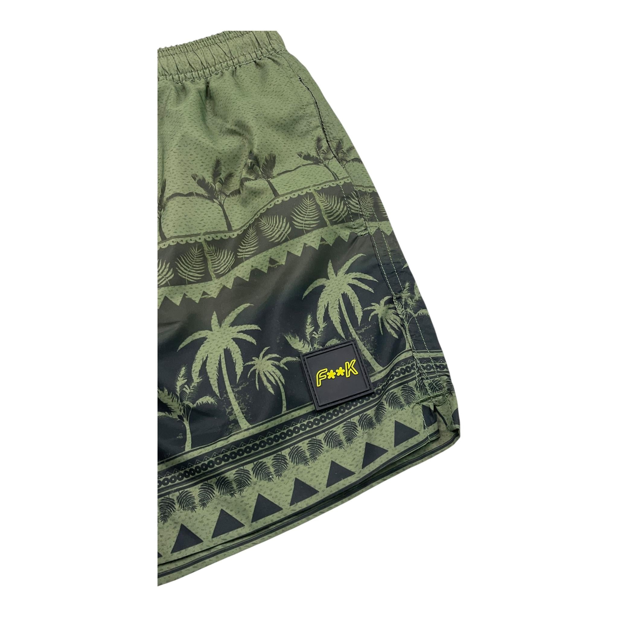 F**K Costume Tinta Unita Stampa Fantasia per Bambino J02BP30X04 VERDE F**K 