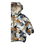 K-WAY giubbino sampa fantasia militare con cappuccio Multicolor per Neonato K6128PW MULTICOLOR K-WAY 