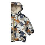 K-WAY giubbino sampa fantasia militare con cappuccio Multicolor per Neonato K6128PW MULTICOLOR K-WAY 