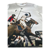 Monnalisa T-Shirt Girocollo con Stampa Fantasia per Bambino 259603 BEIGE MONNALISA 