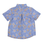 Jeckerson Camicia Mezza Manica Tinta Unita con Stampa per Neonato JN3424 AZZURRO JECKERSON 