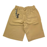 Never Too Bermuda Tinta Unita con Elastico In Vita per Bambino NT1675B BEIGE NEVER TOO 