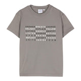 ASPESI t-shirt tinta unita girocollo con stampa Grigio per Bambino F24040TSM7038 GRIGIO ASPESI 