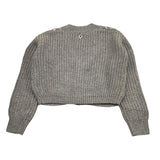 RELISH cardigan tinta unita con stampa Grigio per Bambina RGA2402114002 GRIGIO RELISH 