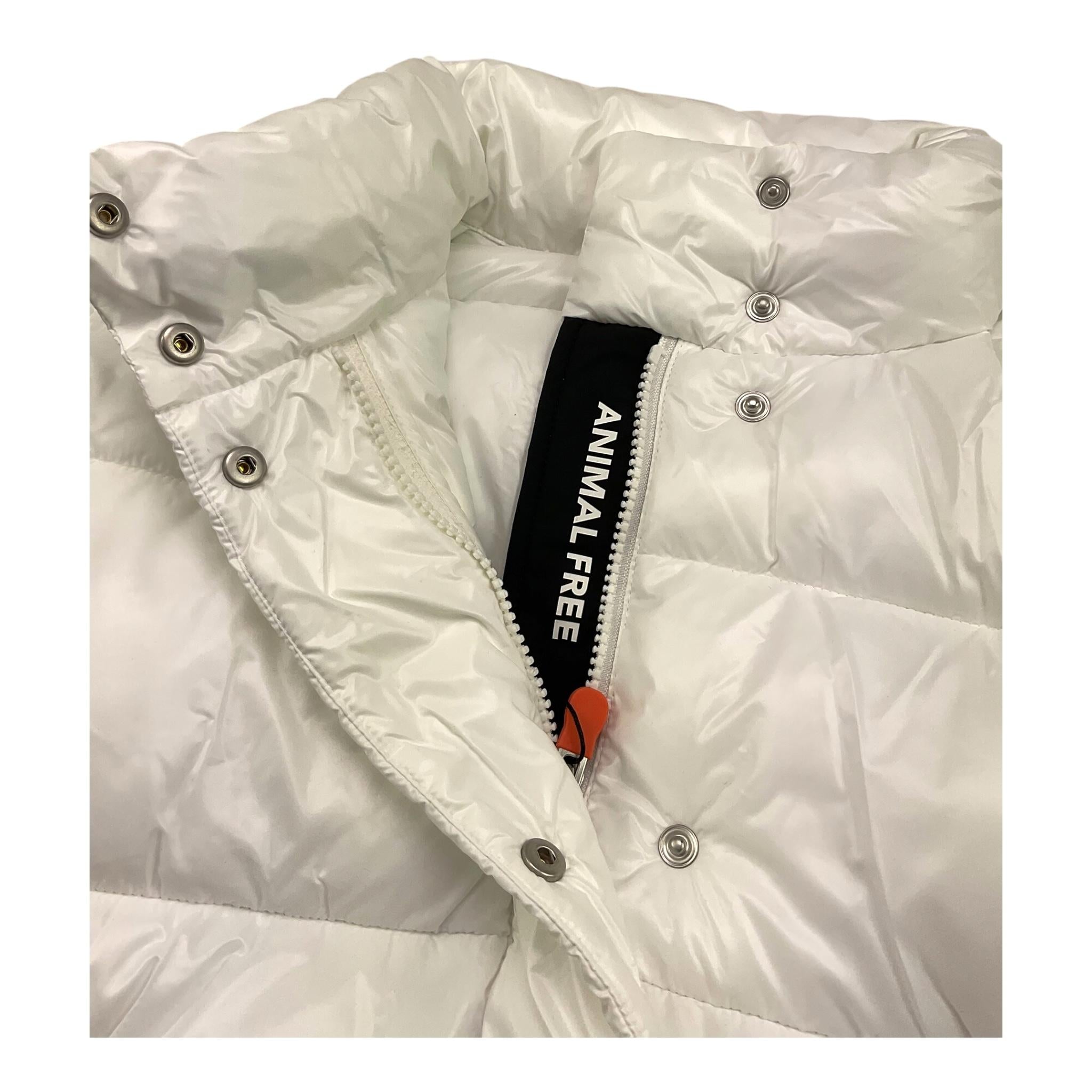 SAVE THE DUCK giubbino tinta unita con bottoni Bianco per Bambina J31326GXX BIANCO SAVE THE DUCK 