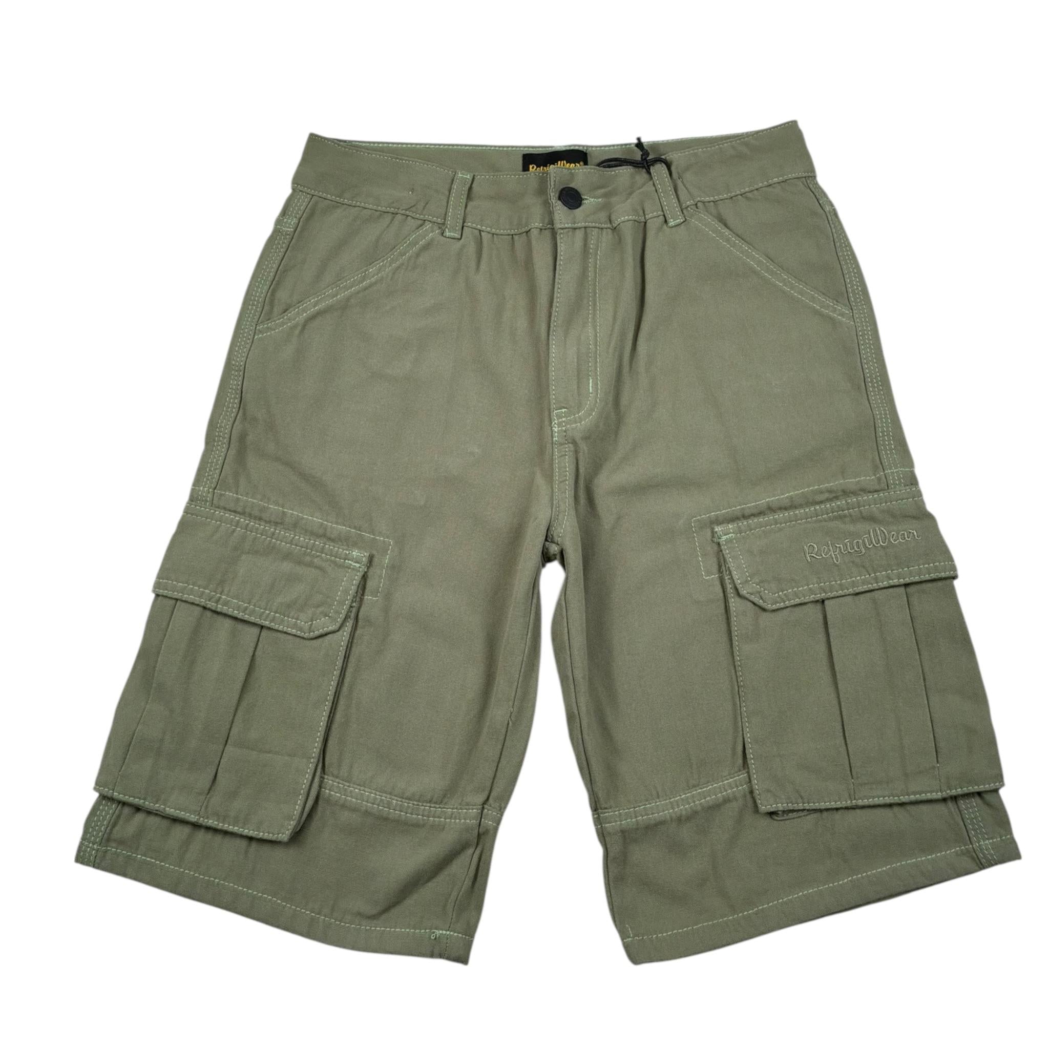 Refrigiwear Bermuda Tinta Unita con Tasconi per Bambino 145PRMJS25 VERDE REFRIGIWEAR 