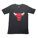 NBA t-shirt girocollo tinta unita con stampa Nero per Bambino EK2B7MK00B01 NERO NBA 