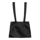 ELISABETTA FRANCHI salopette modello gonna tinta unita con fiocco Nero per Bambina EFGO170 NERO ELISABETTA FRANCHI 