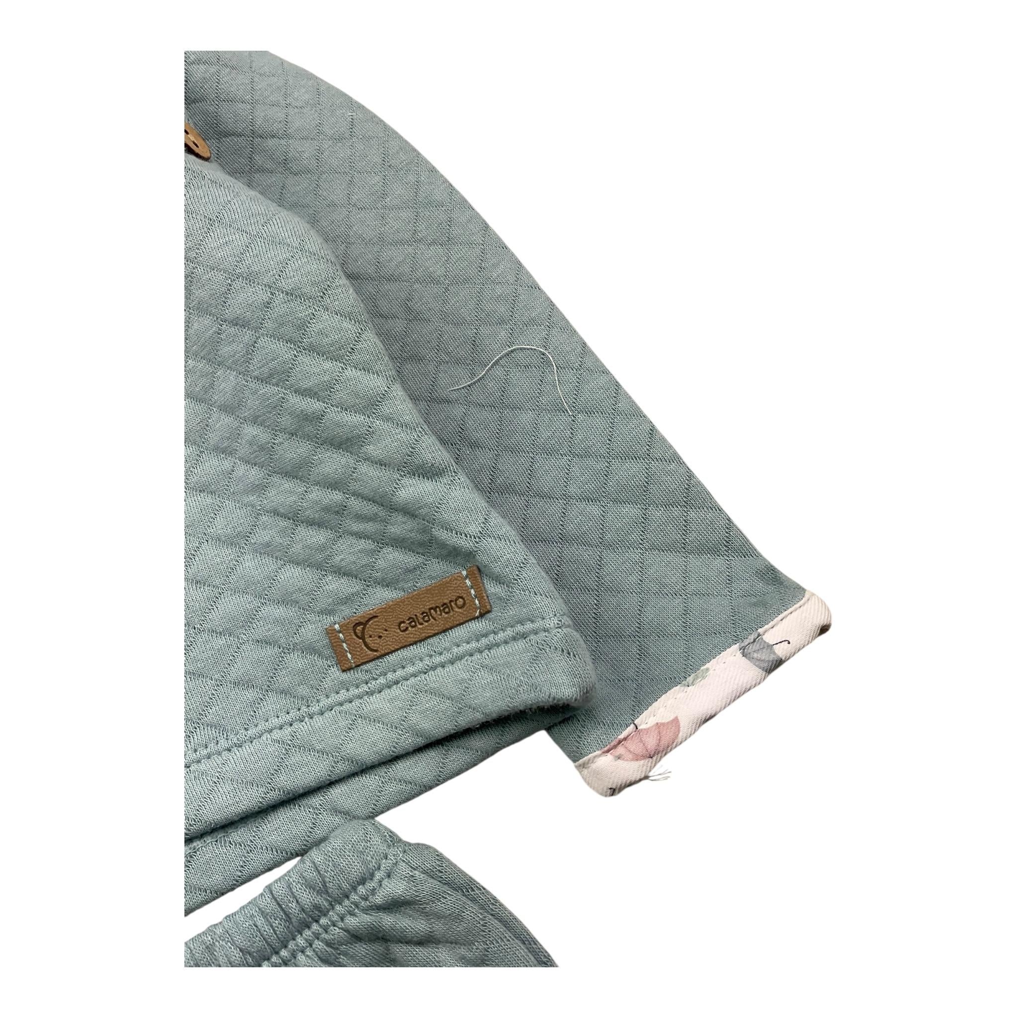 CALAMARO completo 2pz felpa-coulotte tinta unita Azzurro per Neonato 11033 AZZURRO CALAMARO 