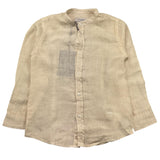 Paolo Pecora Camicia Manica Lunga Tinta Unita Collo Coreano per Bambino PP4031 AVORIO PAOLO PECORA 