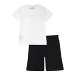 John Richmond Completo 2 Pezzi T-Shirt-Bermuda Bicolore per Neonato RBP25008CJXN BIANCO/NERO JOHN RICHMOND 