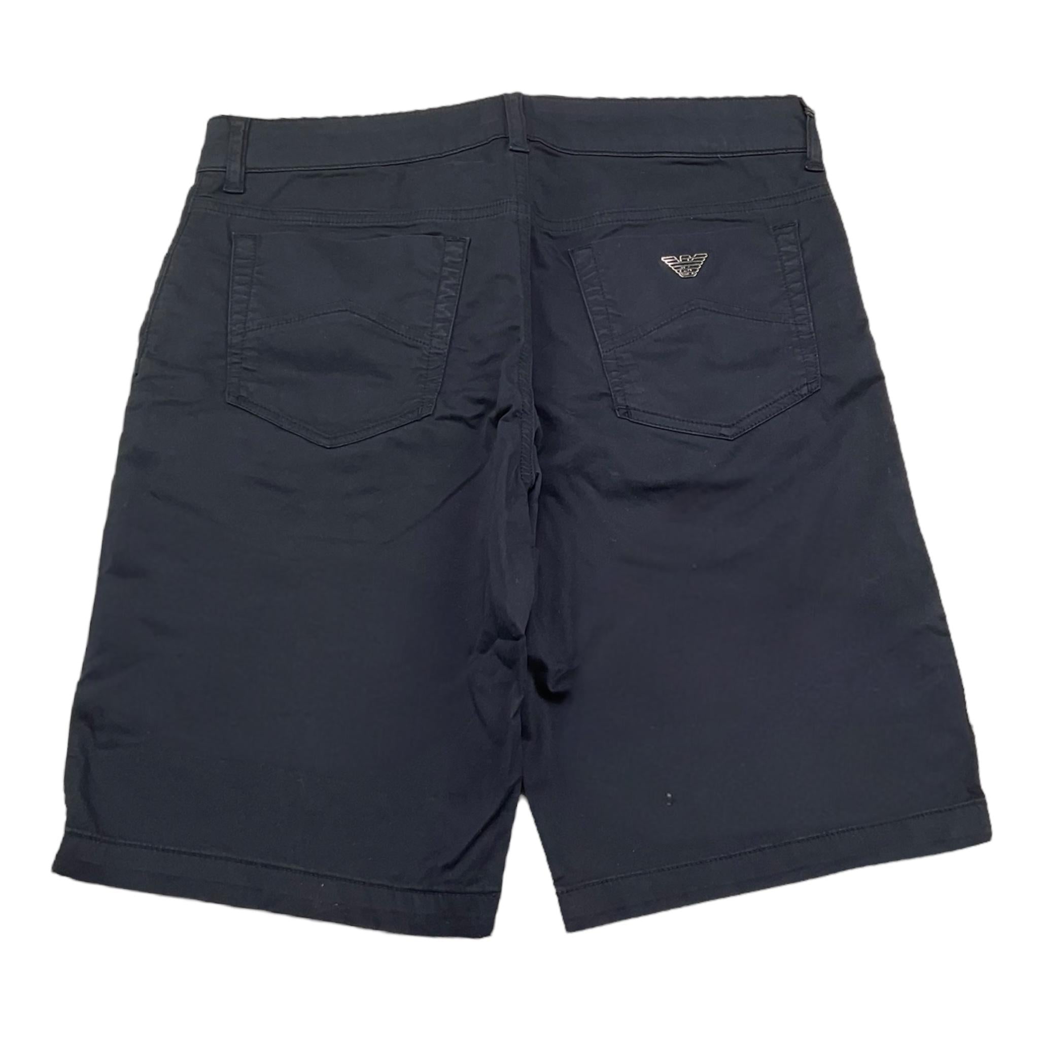 Emporio Armani Bermuda Tinta Unita con 5 Tasche per Bambino 8N4S01 BLU EMPORIO ARMANI 