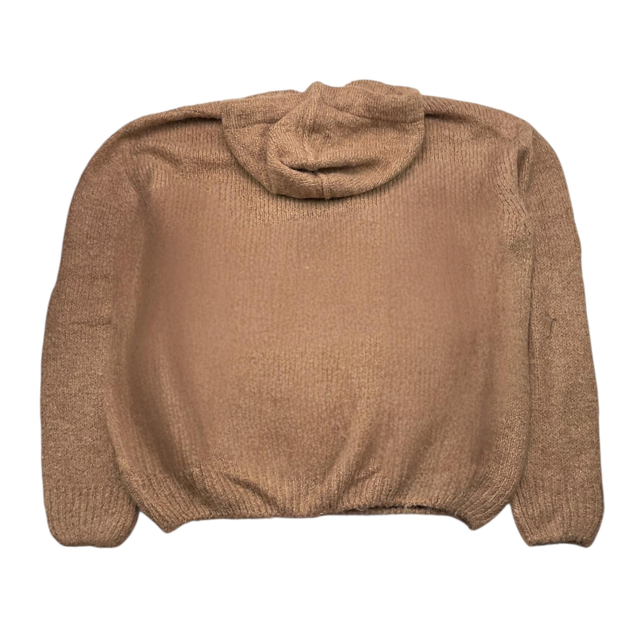 I'M BRIAN maglia modello felpa con cappuccio tinta unita Marrone per Bambino MA3004J MARRONE I'M BRIAN 