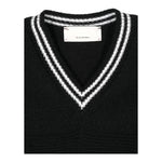 ELISABETTA FRANCHI gilet in maglia scollo a v tinta unita Nero per Bambina EFMA153X NERO ELISABETTA FRANCHI 