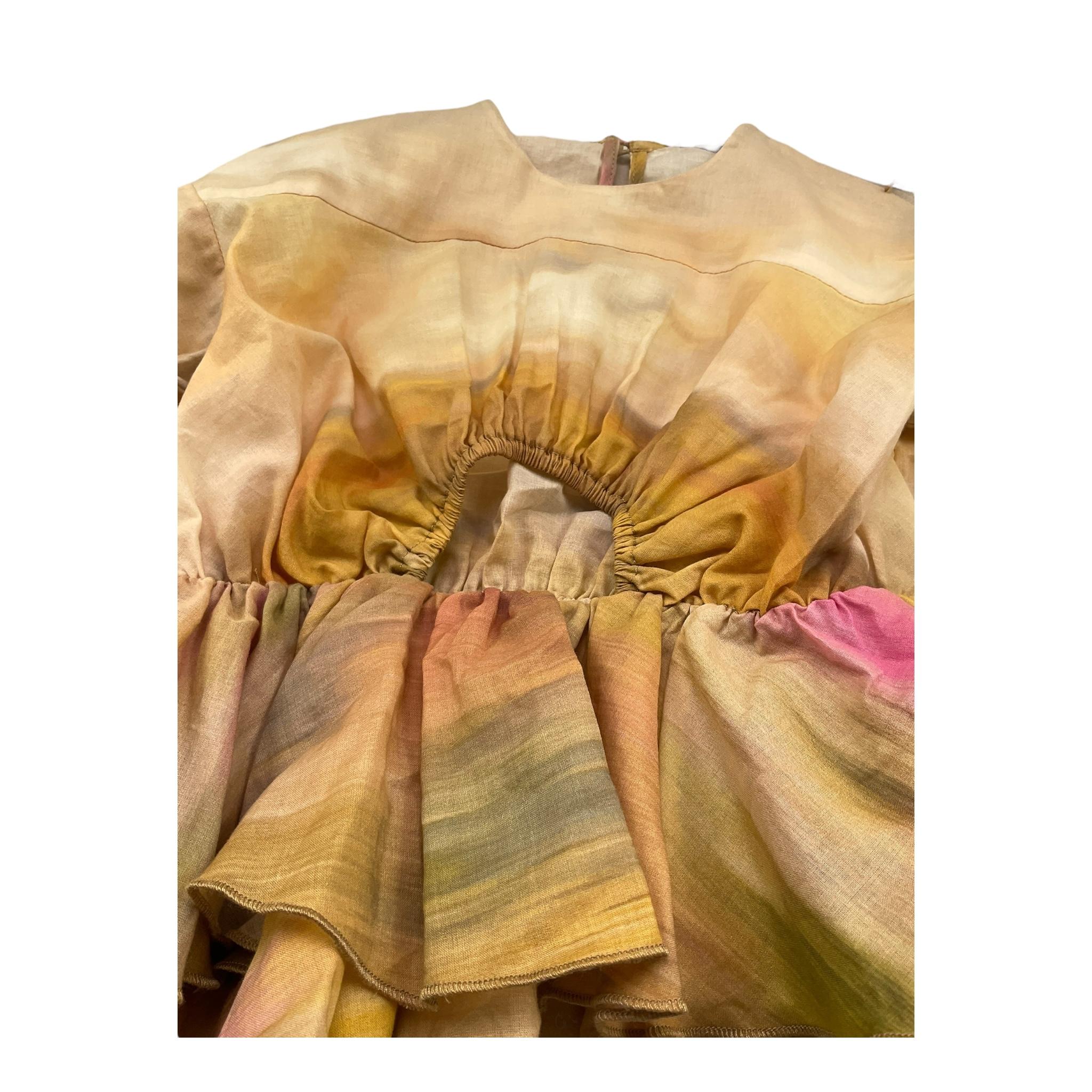 Pinko Camicia Manica Lunga Stampa Fantasia per Bambina KFCA005 BEIGE PINKO 